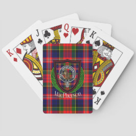 Baralho MacPherson Scottish Clan Tartan & Crest