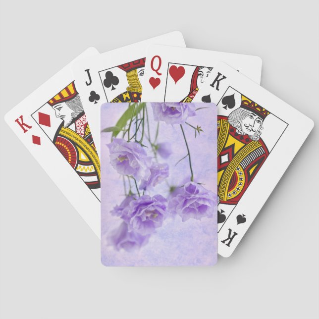 Baralho Macro Flores de Campanela Roxas (Verso)