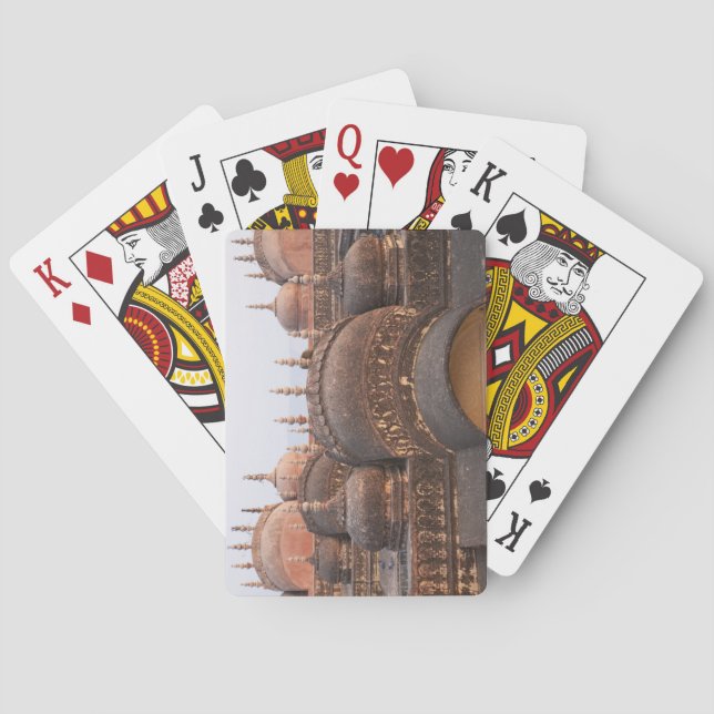 Baralho Madhavendra Palace no pôr do sol, Jaipur (Verso)