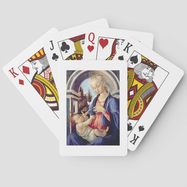 Baralho Madonna e criança (painel) 2 (Verso)