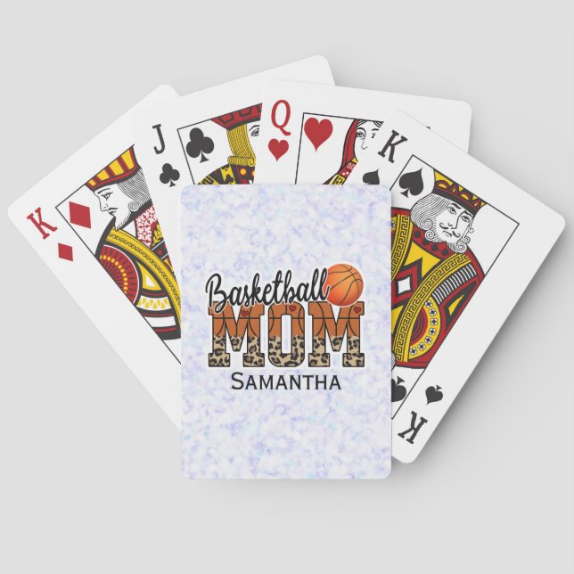 Baralho Mãe de Basquete Orgulhosa - Campeão da Corte (Verso)