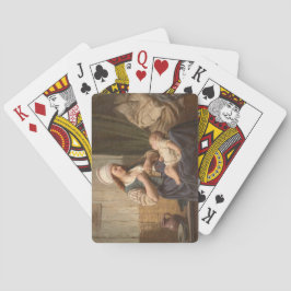 Baralho Mãe segurando seu filho (por Rudolf Jordan)