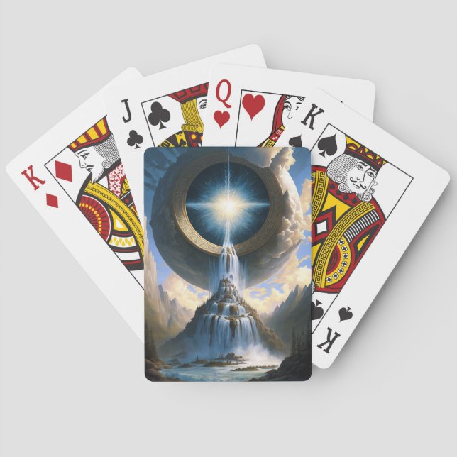 Baralho Magic Waterfall Surreal Fantasy Art (Verso)