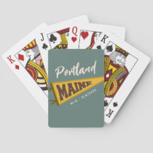 Maine, Banner Esportivo Vintage Retro, Texto Perso