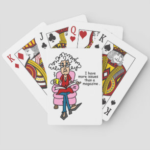 Baralho Mais problemas do que um Humor da Revista