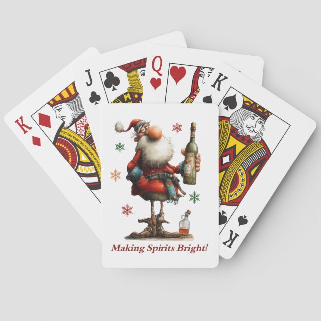 Baralho Making Spirits Bright Playing Cards (Verso)