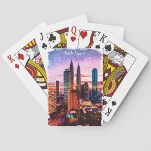 Baralho Malásia Kuala Lumpur Skyline