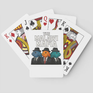 Baralho Malawi Mafia Jogando Cartões
