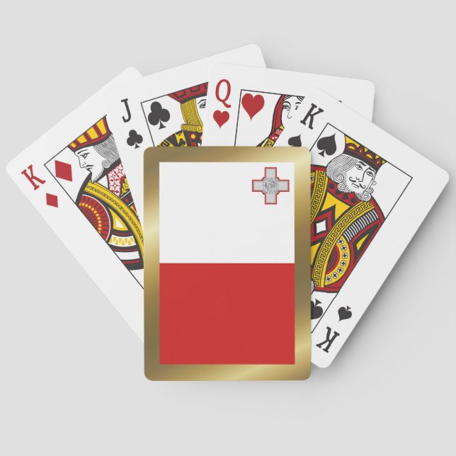 Baralho Malta Flag Play Cards (Verso)