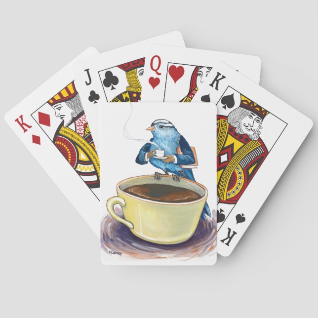Baralho Manhã Café Tweet De Café (Verso)