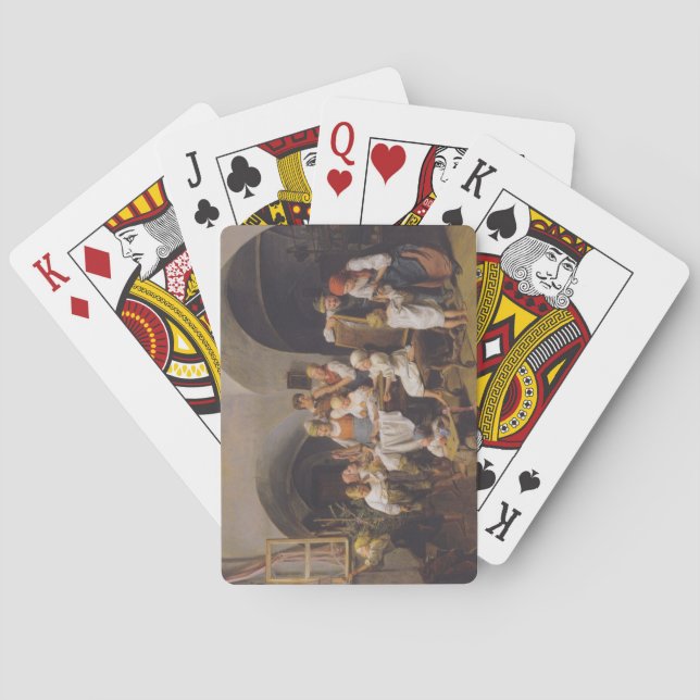 Baralho Manhã de Natal (por Ferdinand Georg Waldmüller) (Verso)