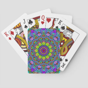 Baralho Manipular a pintura Mandala Relógio Face 4