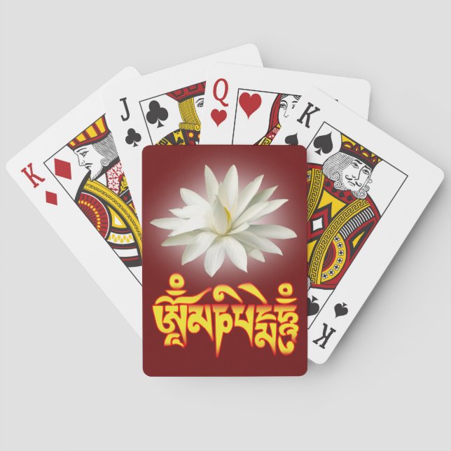 Baralho mantra Om mani padme hum (Verso)