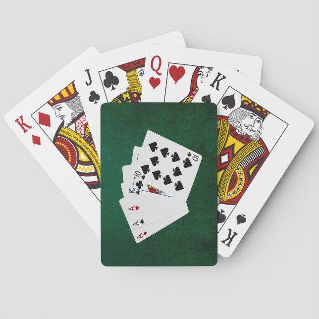 Baralho Mãos De Pôquer - Três De Um Tipo - Ás (Verso)