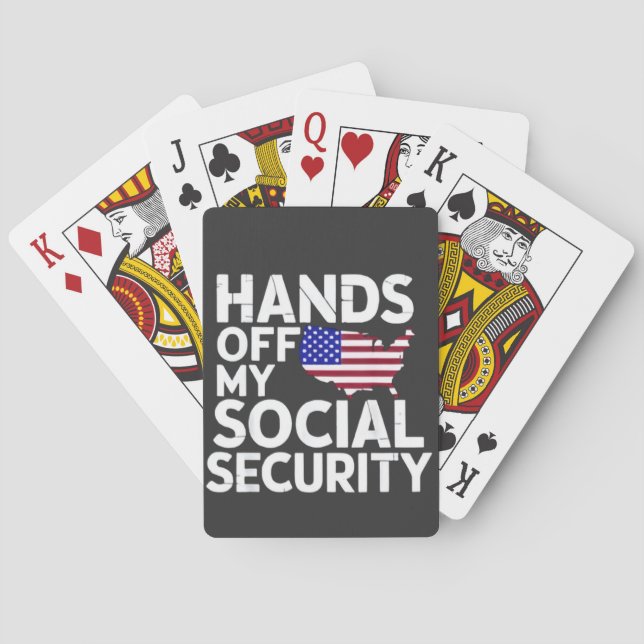 Baralho Mãos Para Fora Da Minha Segurança Social (Verso)