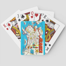 Baralho Map of Alaska Playing Cards