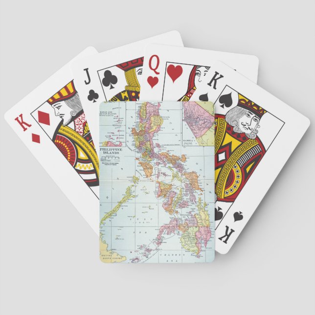 BARALHO MAPA: FILIPINAS, 1905 (Verso)