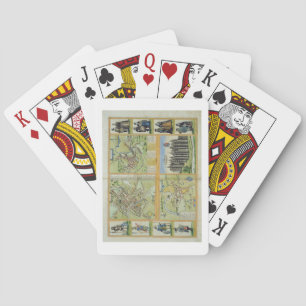 Baralho Mapas de York, de Shrewsbury, de Lancaster, e de