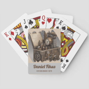 Baralho Máquina do Tempo Steampunk - Treasure Chest Vintag