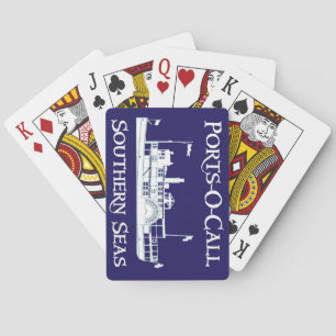 Baralho Mar do Sul jogando cartas