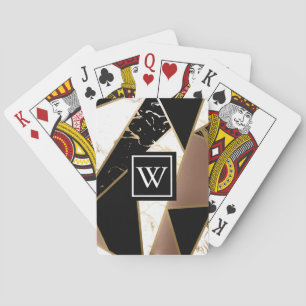 Baralho Marble Foil Geométrico Mosaico