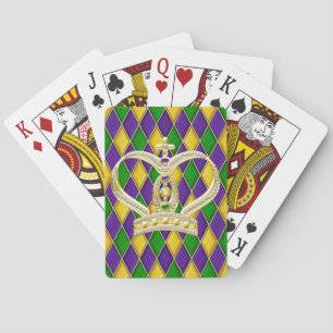 Baralho Mardi Gras Harlequin Diamond Crown