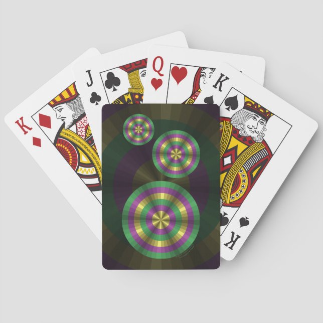 Baralho Mardi Gras Illusion Classic Playing Cards (Verso)