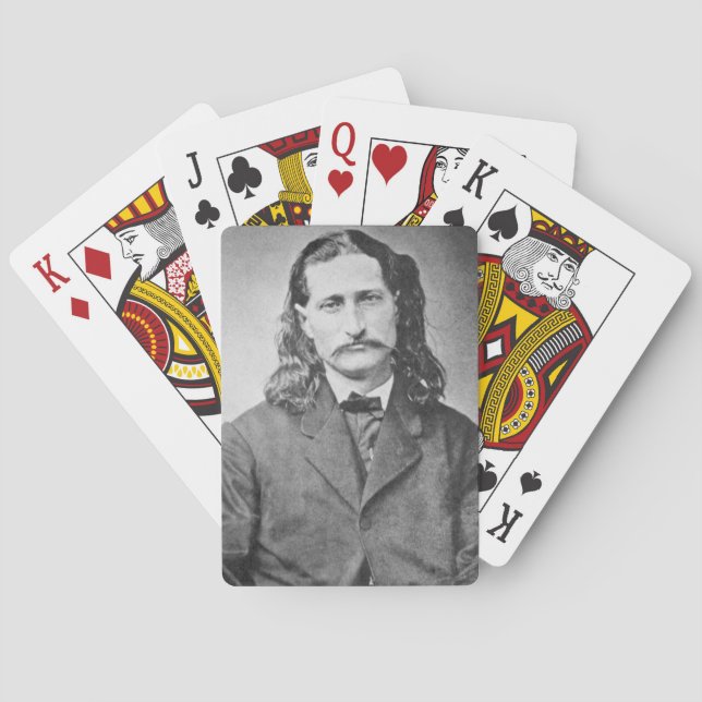 Baralho Marechal Wild Bill Hickok Pistoleiro do Velho Oest (Verso)