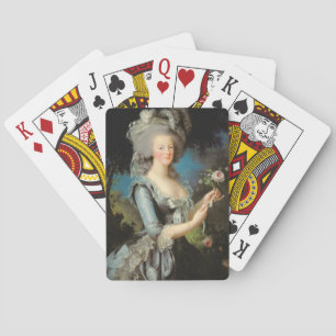 Baralho Marie Antoinette com um rosa, 1783