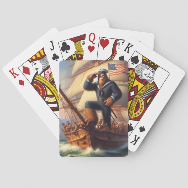 Baralho Marinheiro Bigfoot (Verso)