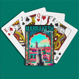 Baralho Marrakech Marrocos Cat Viagem Turismo Souvenir