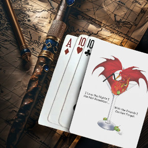 Baralho Martini Fantasy Red Dragon