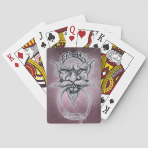 Baralho MÁSCARA Negra-Roxa TARUTA/ANTI-FANTASIA GROTESCA