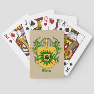 Baralho Mata Heraldic Shield com Mantling