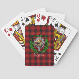 Baralho McIver Scottish Clan Tartan & Crest