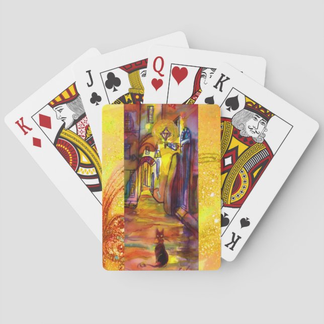 BARALHO MEDIEVAL BECO POR NOITE EM FLORENÇA (Verso)