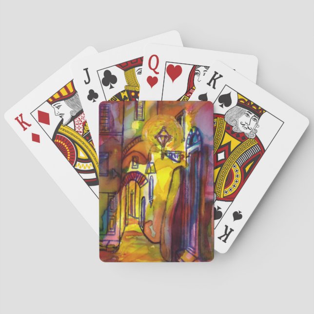 BARALHO MEDIEVAL BECO POR NOITE EM FLORENÇA (Verso)