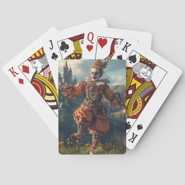 Baralho Medieval Jester. Surreal art for your game (Verso)