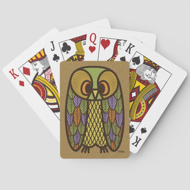 Baralho Meio século Modern Owl 2 (Verso)