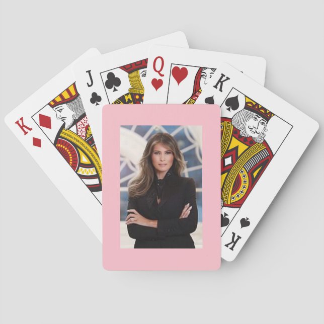 Baralho Melania Trump em um Playing Card Deck (Verso)