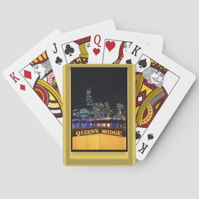 Baralho Melbourne Austrália CD Night Lights (Verso)