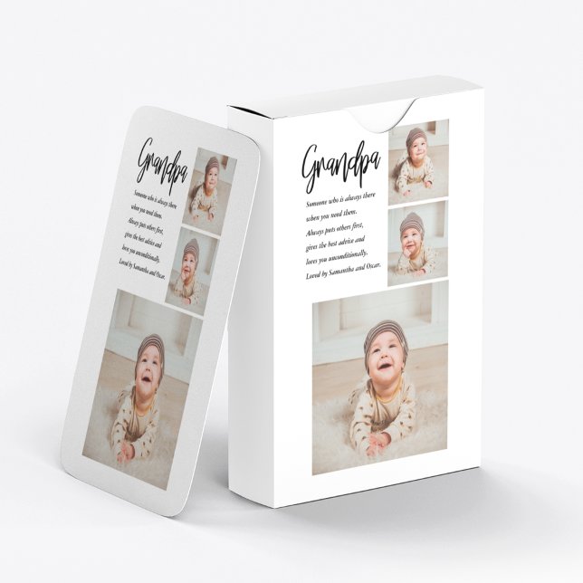 Baralho Melhor Avô De Bela Bela Teve Colagem Moderna (Criador carregado)