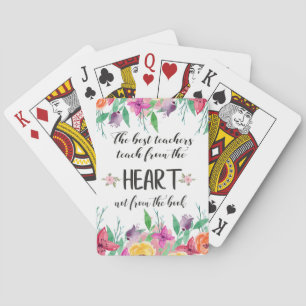 Baralho Melhor citação de Apreciação do Professor Obrigado