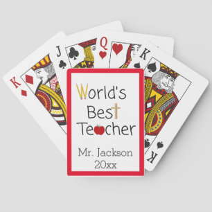 Baralho Melhor oferta escolar Legal de professores do mund