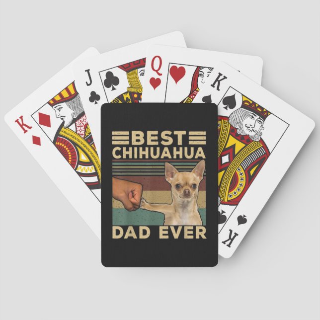 Baralho Melhor Pai Chihuahua (Verso)