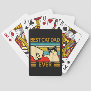 Baralho Melhor Pai De Gato De Pai Engraçado