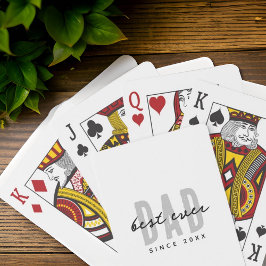 Baralho Melhor Pai Desde 20XX O Disquete Simples Moderno