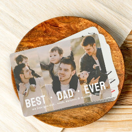 Baralho Melhor Pai Ever 3 Fotografia Personalizada