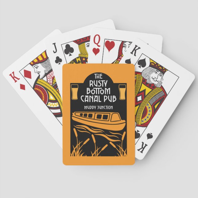 Baralho Melhores Pubs Narrowboat (Verso)