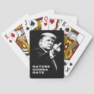 Baralho Meme Engraçado Trump Dedo do Meio 2026